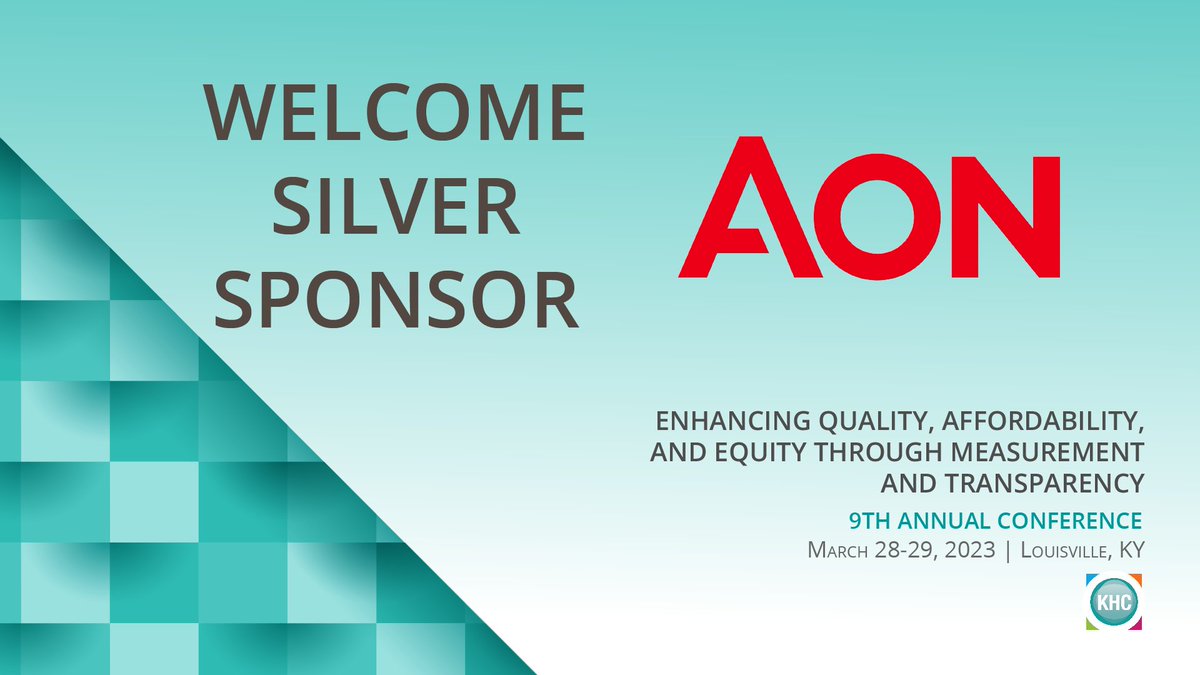 Aon is a silver sponsor for this year's KHC Annual Conference. Thank you for your support! khcollaborative.org/2023-conferenc…