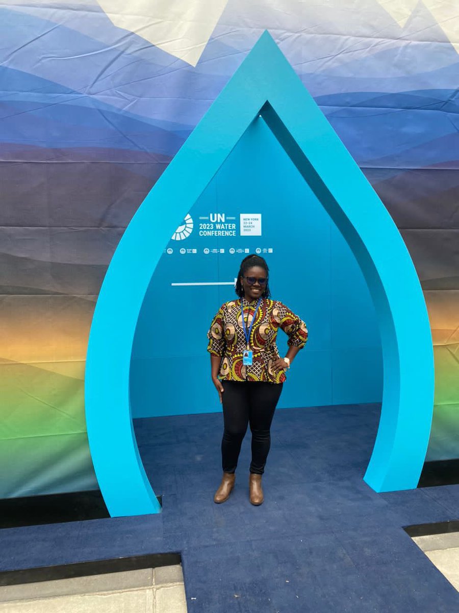WaterAid_Ghana's tweet photo. #WaterAidGhana is participating in the United Nations Water Conference 2023 in New York. 

Our Programmes Manager, Ing. Pepertual Diabene has been representing our voice on making sure that water, sanitation and hygiene services is accessible to all. 

#WaterAction #WorldWaterDay https://t.co/4rv1MiyFbt