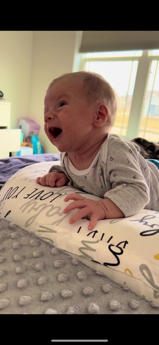 NDailey1's tweet photo. What you call tummy time… 
we call baby cobra lol https://t.co/ywnFmfpteq