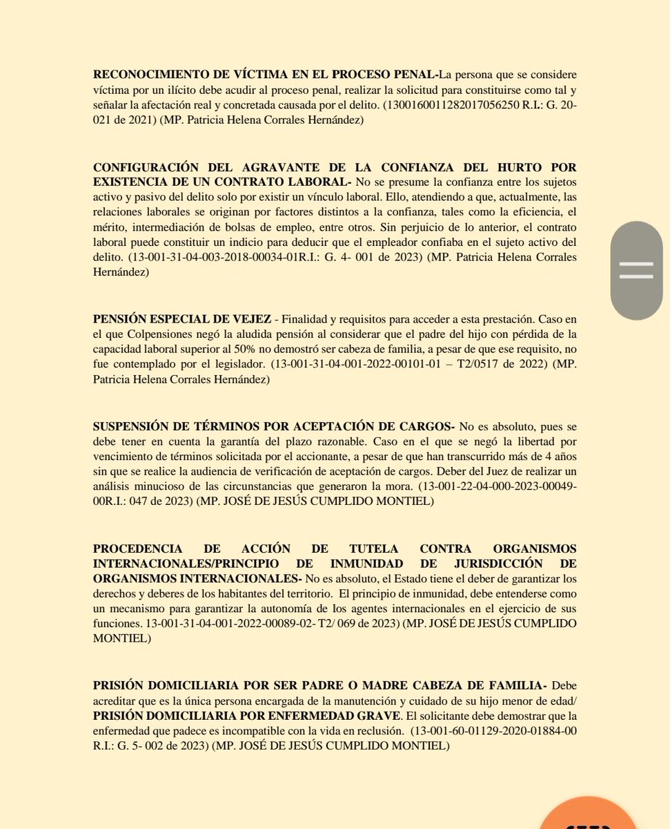 SalaTribunal's tweet photo. Boletín de relatoría mes de febrero de 2023:  https://t.co/kLXw2oAyPH https://t.co/S8EVyU3pP0