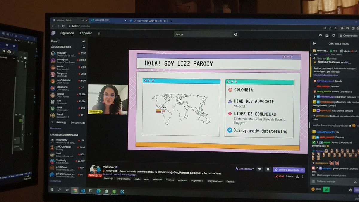 GeorgEncinas's tweet photo. Estoy en la #MiduFest viendo la charla de 
@LizzParody https://t.co/xOp6wpOWaV
