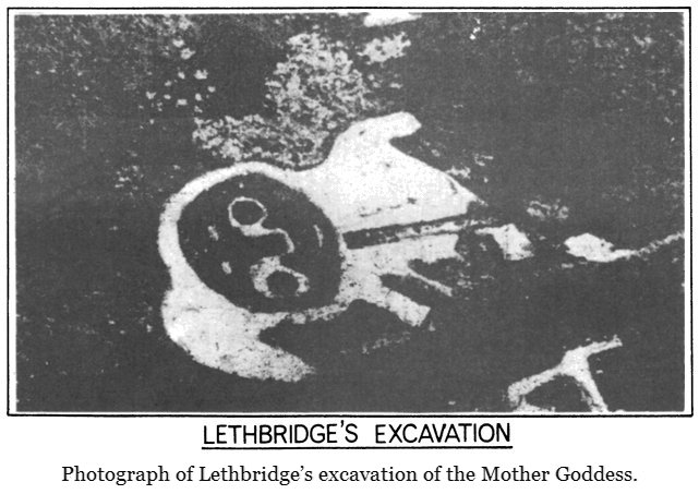 Due to my field work at Cerne Abbas, I've been thinking a lot about hill figures recently. Most intriguing are those excavated by TC Lethbridge on Wendlebury Hill, Cambridge. His findings were dismissed by his contemporaries as a combination of natural & invented features (1/5)