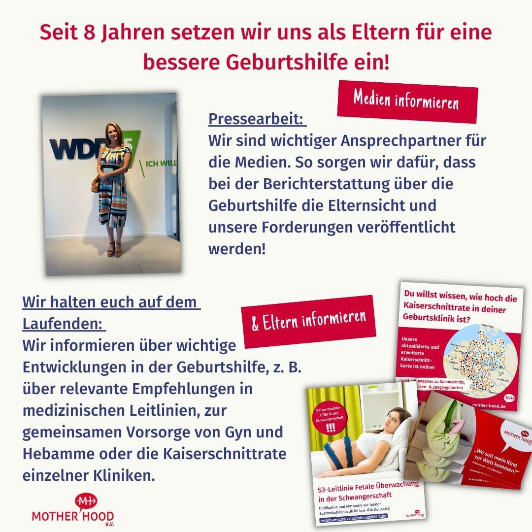 Mein Herzensverein wird heute 8! Ich erinnere mich sehr genau, als wir „damals“ zusammen kamen-fest entschlossen, für unser Recht auf eine gute Geburtshilfe zu kämpfen. Ich bin sehr stolz, Teil dieser Gemeinschaft zu sein und meinen Anteil daran zu haben, dass sich etwas ändert.