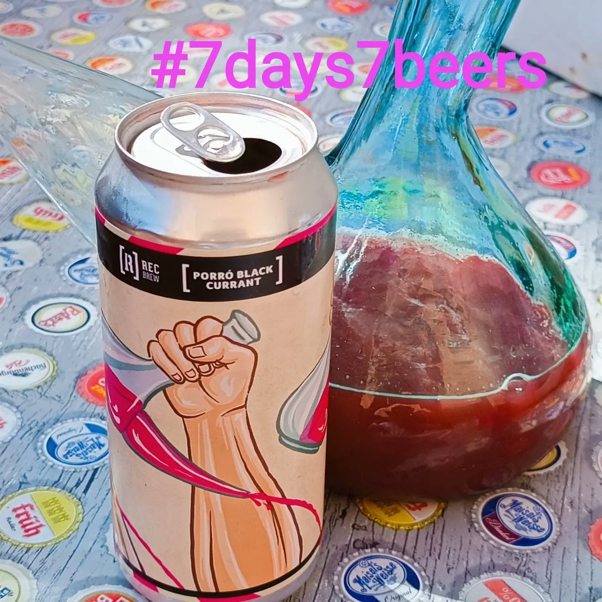 MrSkeletonBCN's tweet photo. Dia 3️⃣ de los #7days7beers de #craftesanos y he sacado el porrón para saborear bien este zumito ácido de @recbrew
PORRÓ BLACK CURRANT
Fruited Kettle Sour con #GrosellaNegra de 6'5% y 5 IBU
#craftesanos #CraftBeer #recbrew https://t.co/t8ZuOpaWwl