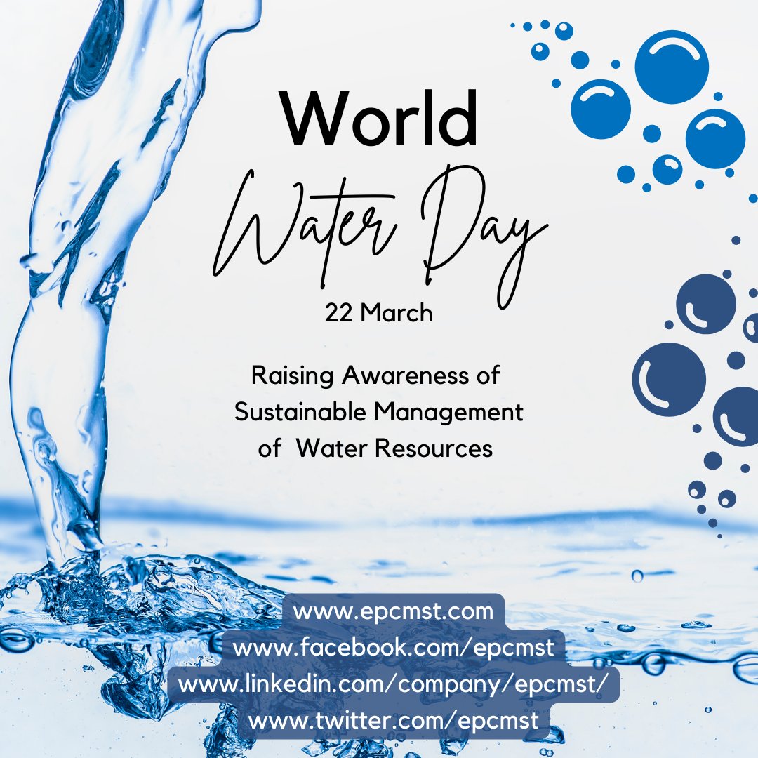 epcmst's tweet photo. @SeedaInc and @epcmst strive to provide innovative perspectives and services to reduce the environmental footprint of any project! 
#WorldWaterDay2023 #Sustainability #Engineering #procurement #construction #management #epcmst https://t.co/rejpaEMTEx
