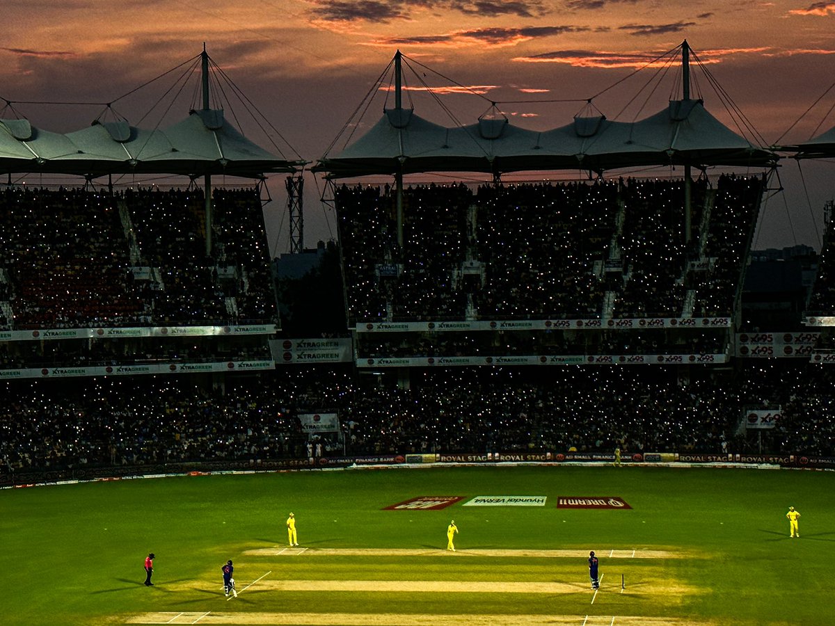 saiabhinav8's tweet image. #Chepaukstadium #INDvsAUS3rdodi #anbuden #chennai