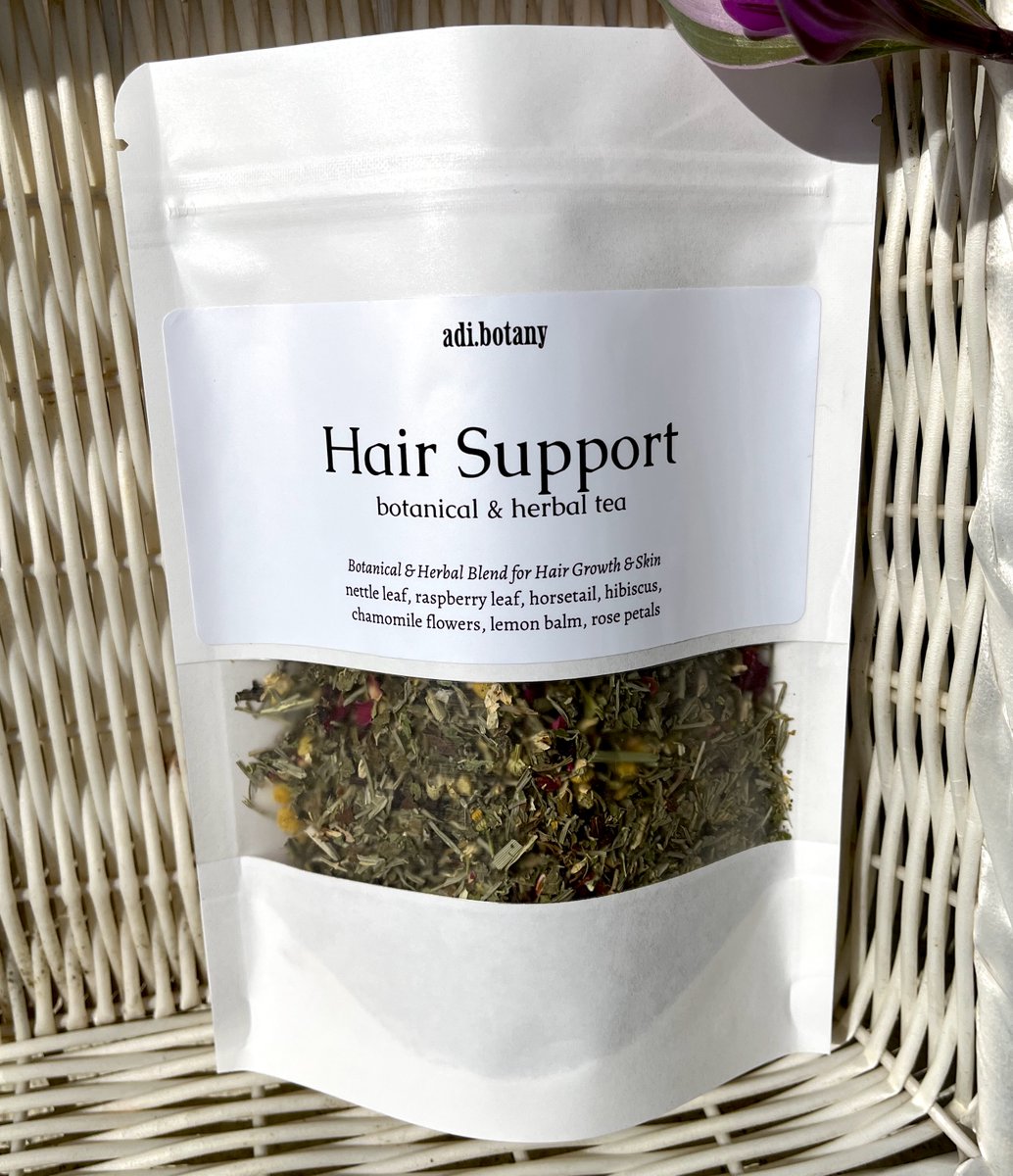 adibotanycare's tweet photo. Hair Support Tea for Growth and Skin Health. 
Growing and Glowing hair with rich herbs and flowers.

https://t.co/WVBGWmprux

#hairgrowth #naturalhair https://t.co/b1T9b3IPCu
