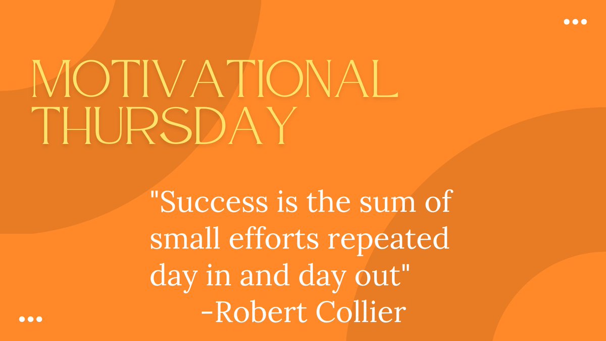 JanettRegina04's tweet photo. Here's a little motivation for the day! #MotivationalThursday #staymotivated #almostfriday #SuccessQuote https://t.co/2ah6XsHKbu