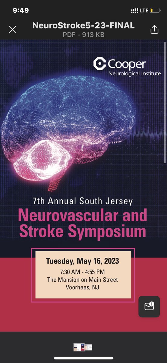 CooperRadRes's tweet image. Wonderful to see our faculty participate in this annual conference @hamzashaikhmd @CooperHealthNJ @CooperNeuroInt @CooperNeuroRes @CooperGME #MedEd