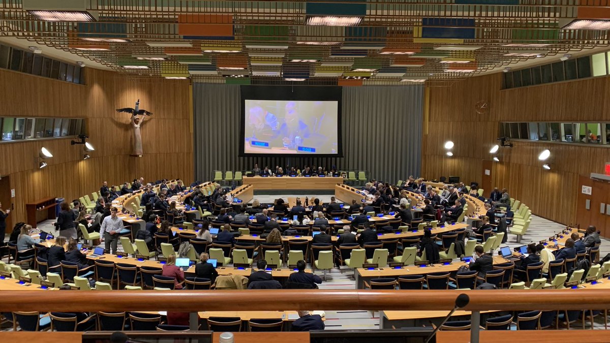 LCourtoisICRC's tweet photo. #UNWaterConference2023 Tune in now on #unwebtv to follow the informal meeting of the #UNSC focusing on the protection of essential services and water infrastructures where @RMardiniICRC will present #ICRC urgent recommendations 👇🏼 https://t.co/E91qRmIj9A