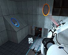 retroremember's tweet image. It&apos;s Portal&apos;s birthday! On this day in 2003 Portal was released! Originally a mod for Quake, Portal had players firing portals to travel through Portals to emerge from portals in other parts of the room! Who remembers Portal? #Portal #QuakeEngine #Valve