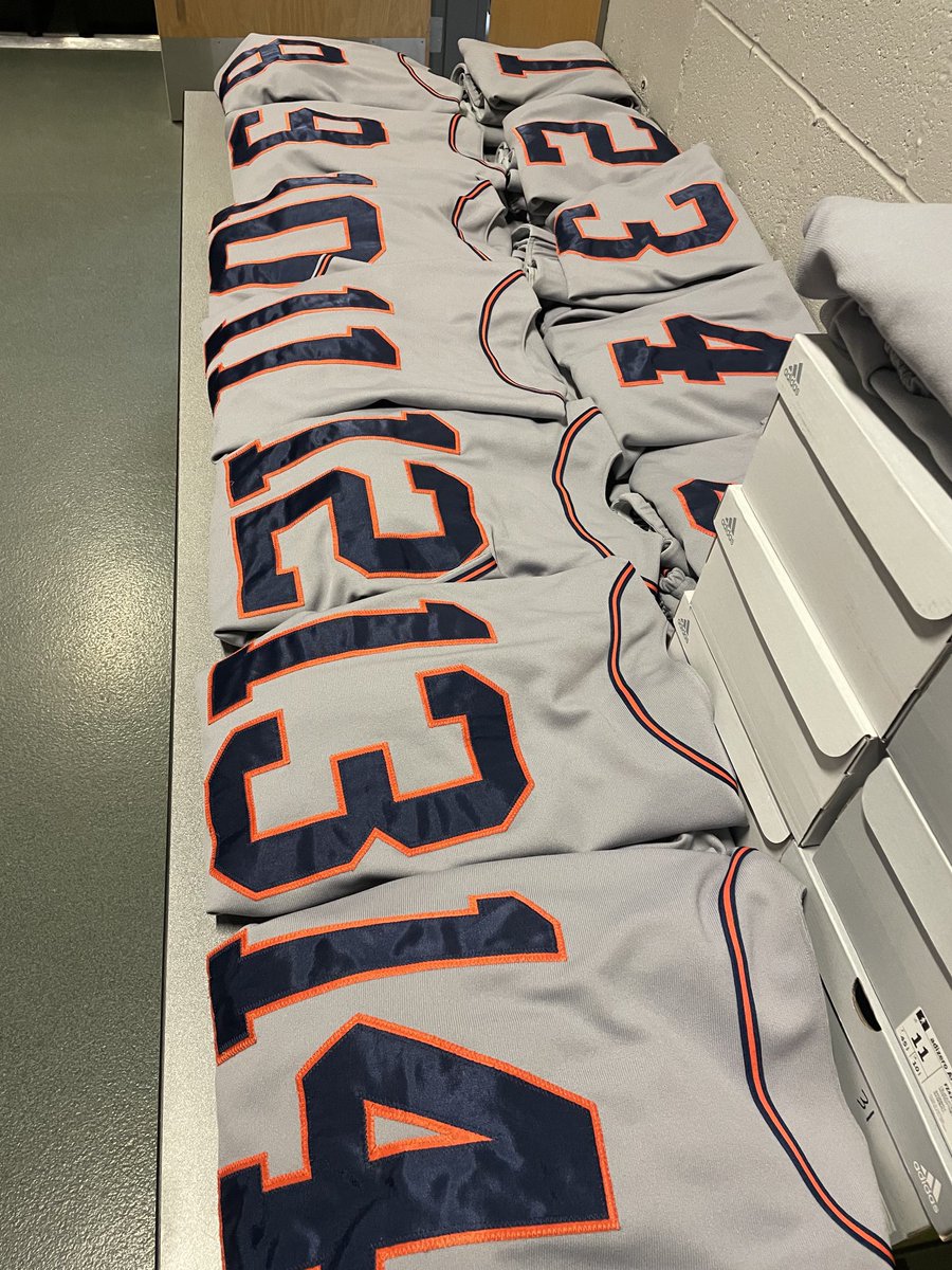 BaseballPima's tweet image. Powder clean and Gray ready for Friday road games. #Aztecs2023