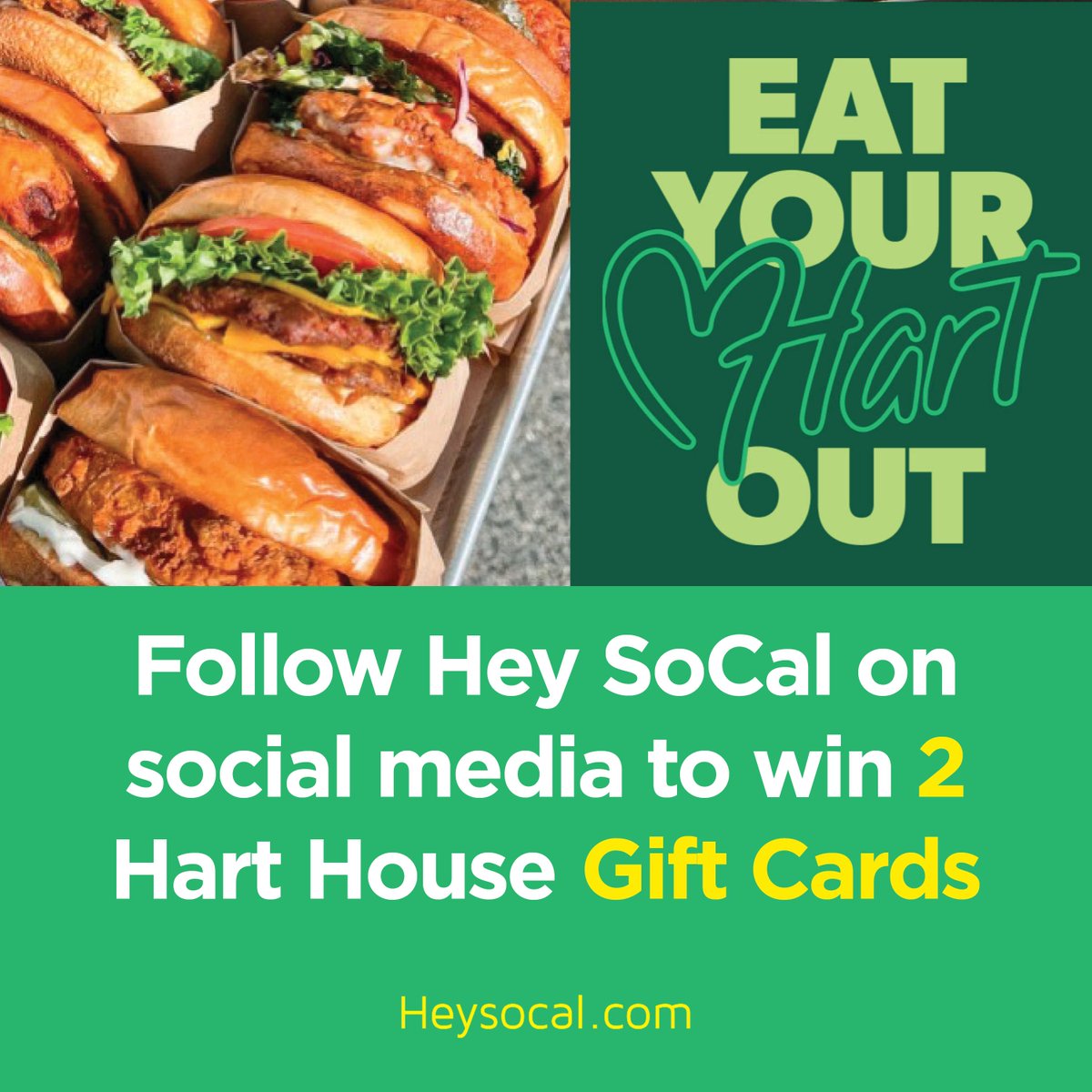 HeySoCalnews's tweet photo. #HeySoCal Ready for another giveaway? We're giving away two @myharthouse gift cards to a lucky Hey SoCal follower. Share this post with friends to increase your chance of winning. The winner will be announced on Monday, March 27. Good luck! https://t.co/acThK1BIXC