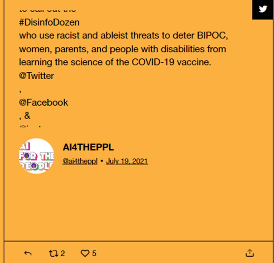 TajMarie17's tweet photo. I can't fathom how even the investigation on disinfo research is not gamesmanship itself. This report that's on #Mutale's website targets Mercola, a doctor, and @RobertKennedyJr who exposed damaging info on Fauci. @mtaibbi #TwitterFiles
https://t.co/i9aM6cJBBs https://t.co/9RYp66hTmS