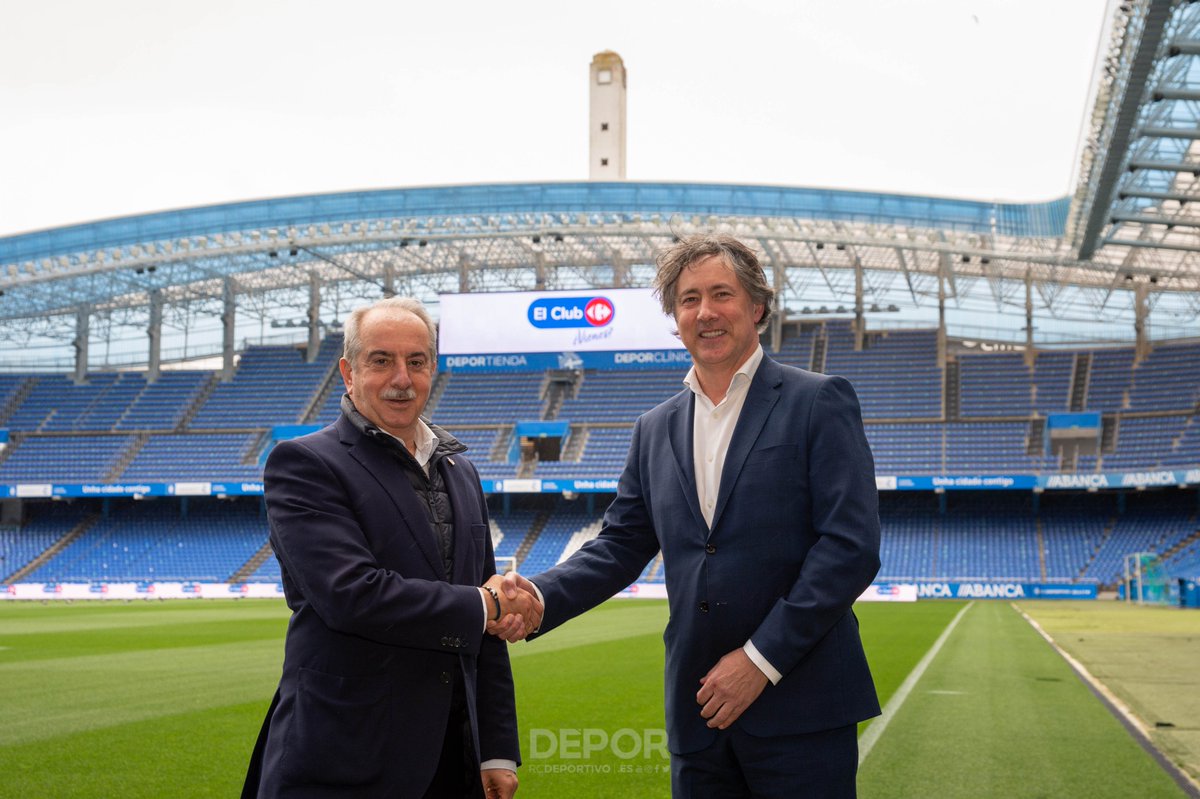 RCDeportivo's tweet photo. El Club Carrefour, novo colaborador do RC Deportivo https://t.co/t7rxxzMdL8 https://t.co/yoEI6MFc9A