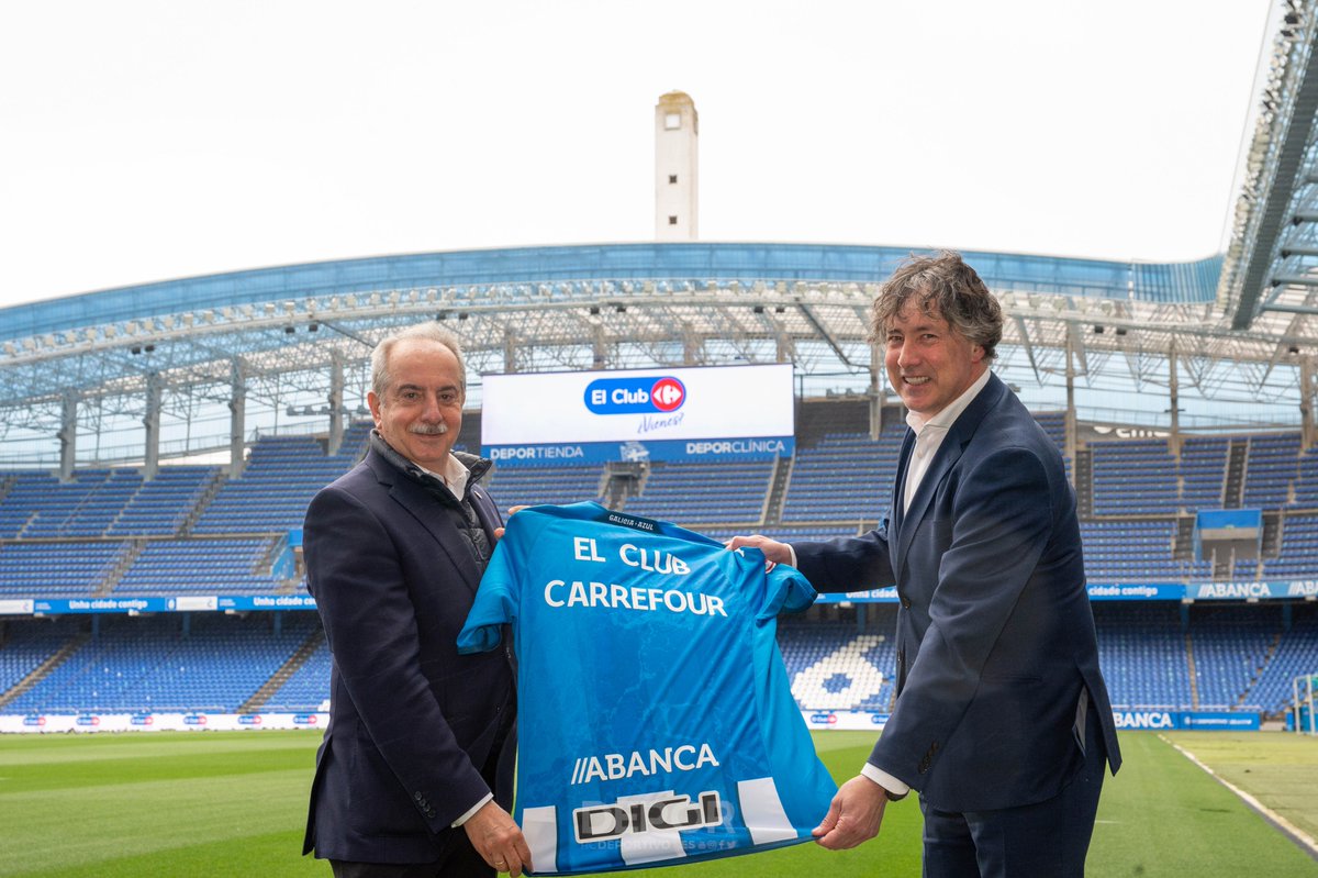RCDeportivo's tweet photo. El Club Carrefour, novo colaborador do RC Deportivo https://t.co/t7rxxzMdL8 https://t.co/yoEI6MFc9A
