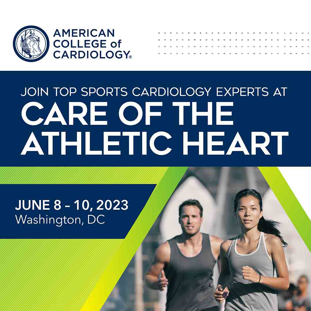 Learn from top sports cardiology experts at ACC’s Care of the Athletic Heart, returning June 8-10 in person (and virtually)! Hone the skillset you need to tailor care for your athletes. Early registration ends *tomorrow*!

bit.ly/3n42lhu #SportsCardio #ACCAthleticHeart