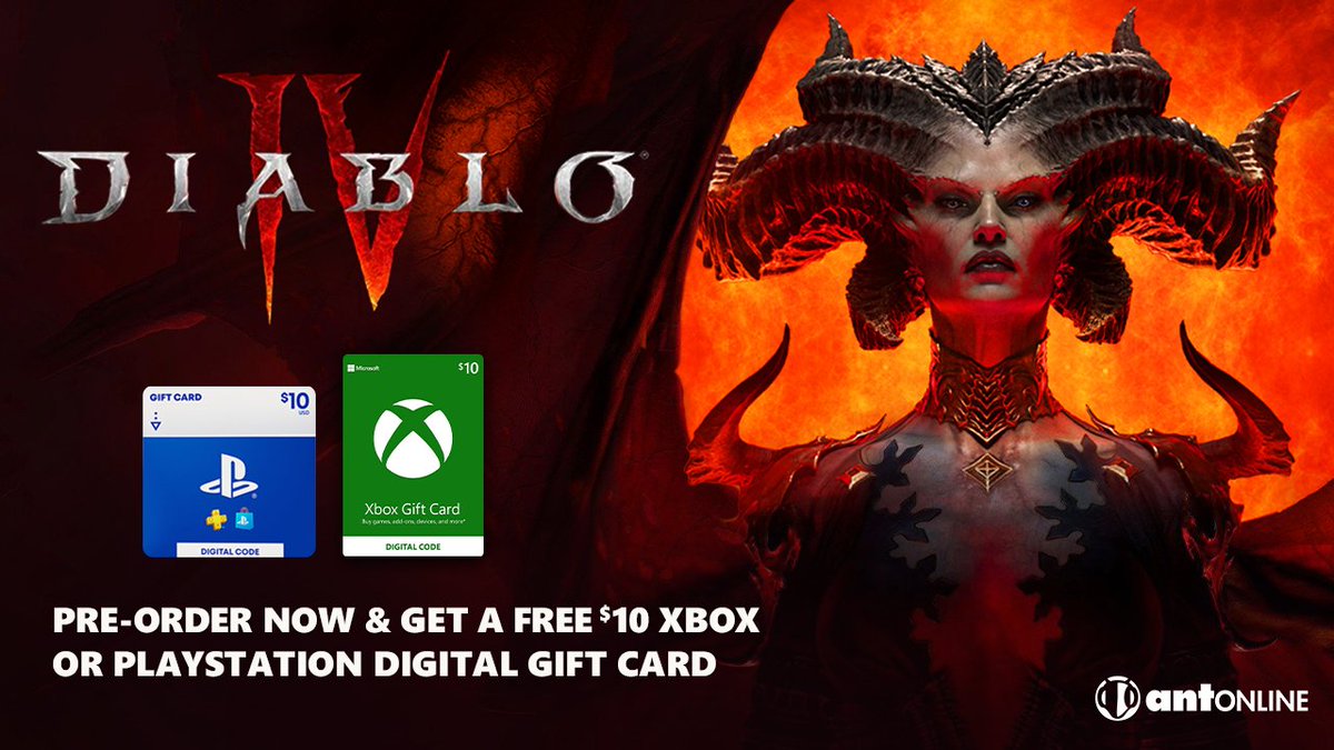 Wario64 on Twitter "Diablo IV (PS4/PS5/Xbox) preorder w/ free 10 Xbox