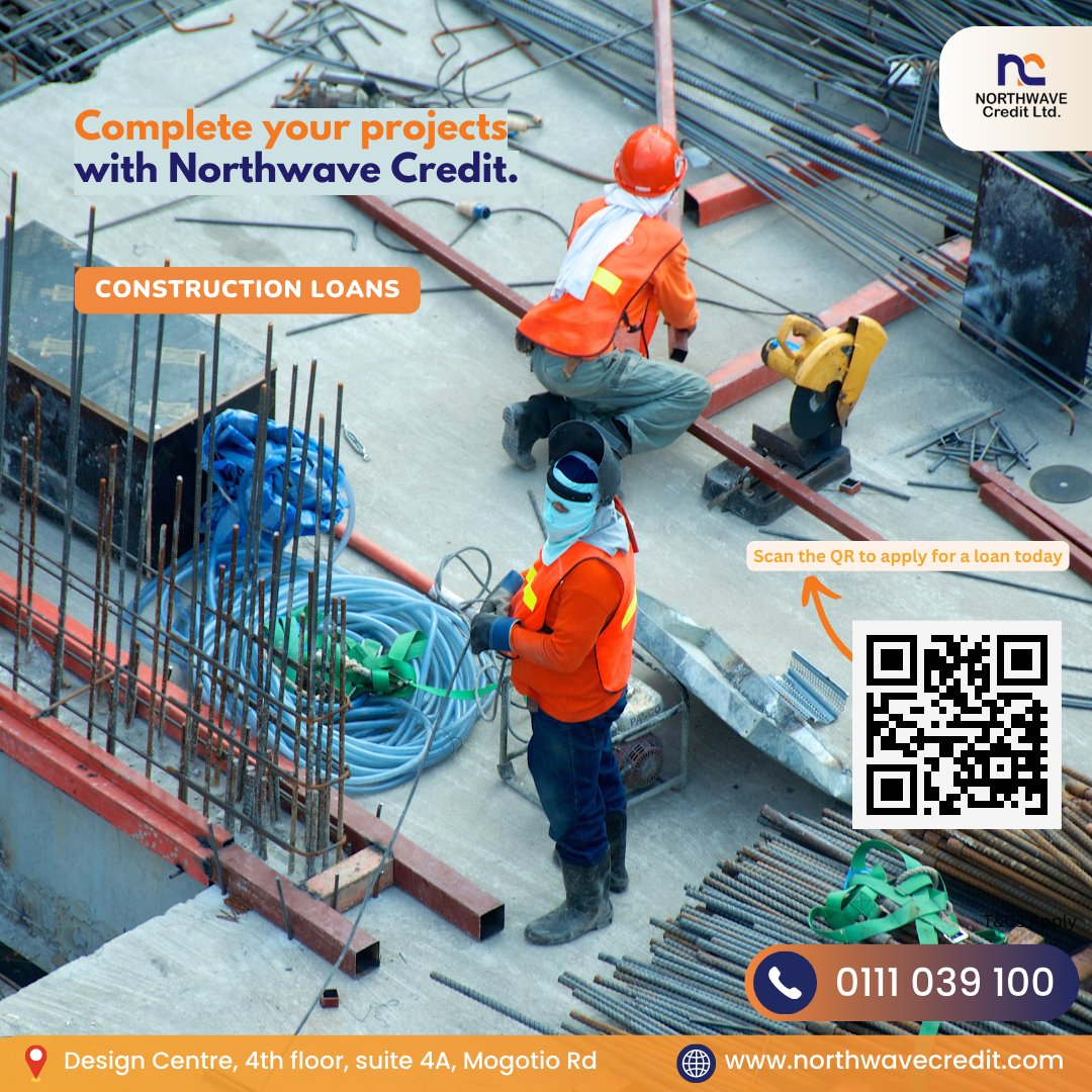 NorthwaveLtd's tweet image. Are you stuck on a project ?
Do you need to beat the deadlines?
We'll be sure to help you out .
Reach out to us Today !!

📲 Call: 0111 039 100 or Inbox us Today !!
APPLY NOW AT northwavecredit.com/apply-ad.php

#QuickLoans #CustomizedFinancing #loansinkenya #assetfinance  #LogBookLoans