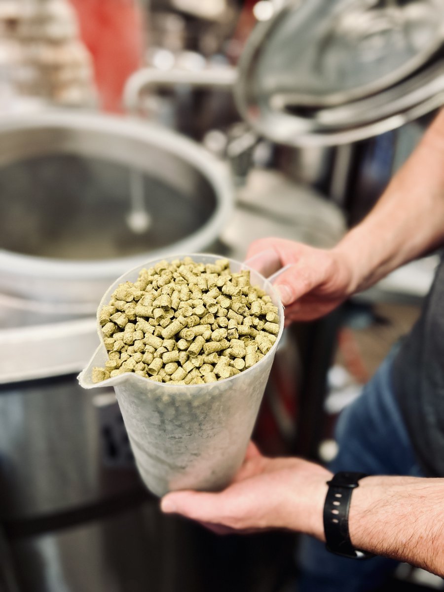 DENTONCBC's tweet photo. Brew Day - Hip-Hops-Hooray! What would you like to see us brew next? Any requests on style?
#brewing #craftbeer #beerfermentation #brewday #texascraftbeer #makebeer #brewkettle #brewerytour #hops https://t.co/g8t70ug6pC