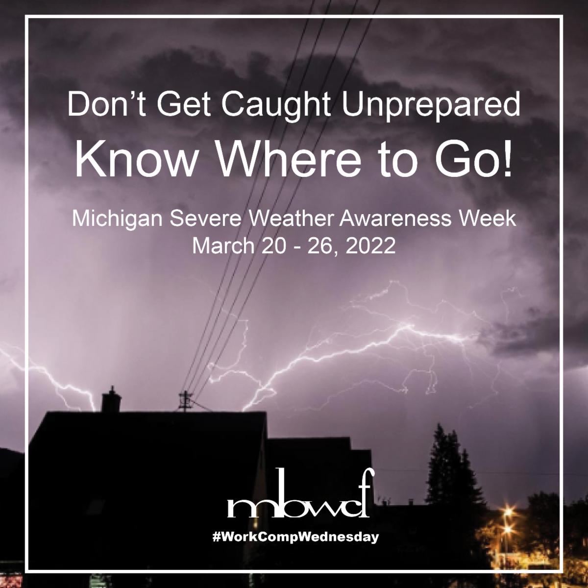 mibankers's tweet image. Happy Severe Weather Awareness Week! Whether in an office building or your home office, you should have a plan and practice. Learn more:  conta.cc/3NeJMQn. #WorkCompWednesday