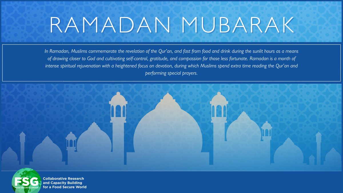 FSG would like to celebrate Ramadan! 🕌
#Ramadan2023