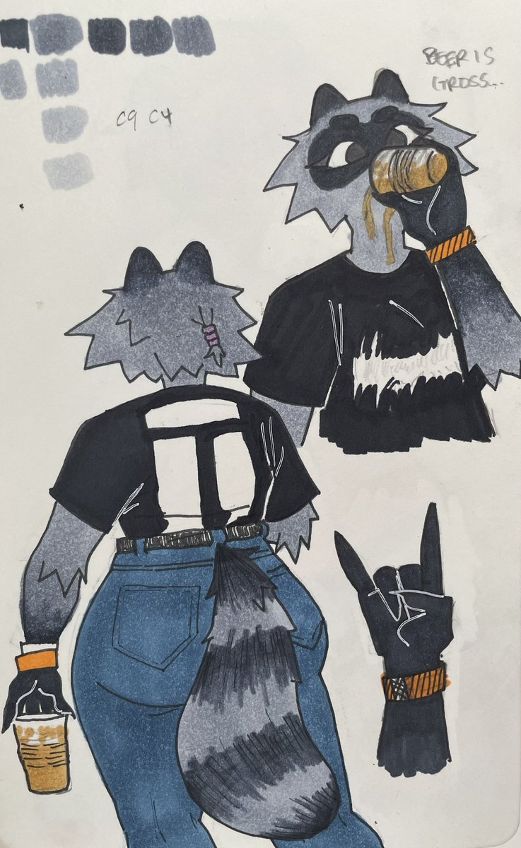 dumbbitchtits's tweet photo. Fursona at a concert https://t.co/DZ4v6uNE40