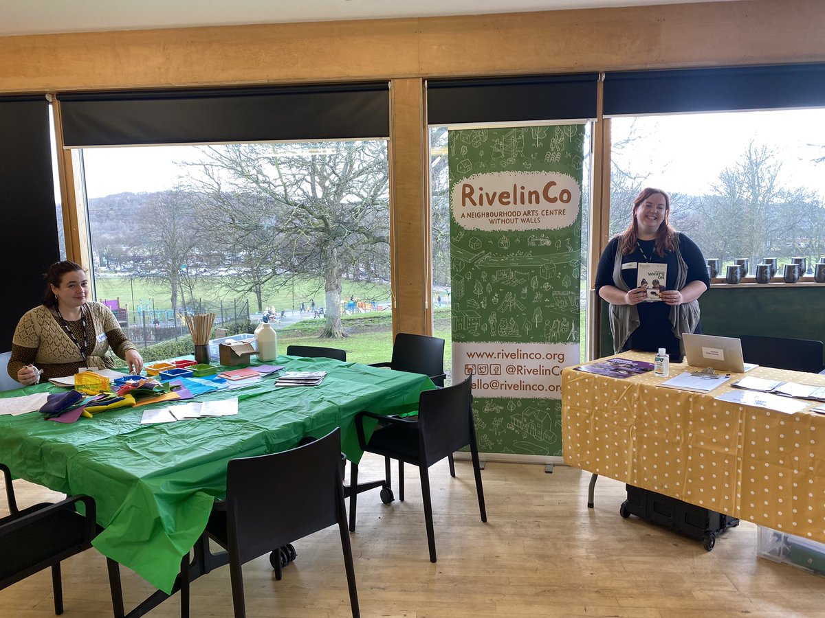 ageuksheffield's tweet photo. A special thank you to our @gathering_s6 activity partner @RivelinCo who kept everyone entertained &amp; informed about what’s going on 💚 https://t.co/hctWKAcNIP