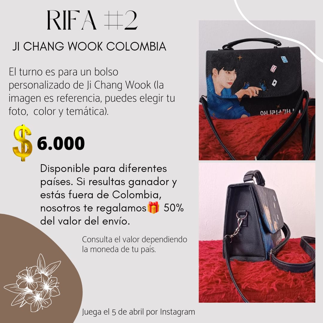 maga_peru's tweet photo. Tenemos números para un bolso personalizado, súper elegante, en México $25 información por MD y para Colombia $6,000 info por MD a la pagina @JiColombia
Somos una página 100% confiable, trabajamos por amor al Baby @Jichangwook
#JiChangWook #JiChangWookColombia #México #Colombia https://t.co/p1hnLlRSfm
