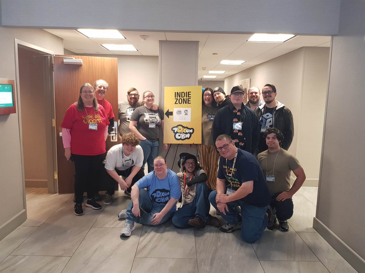 Had an amazing time this past weekend at TokenCon with <a href="/mixyourcompany/">Mixed Company</a>  <a href="/DrayerInk/">Drayer Ink ➡️ BlueSky ❤🧡💛💚💙💜🖤</a> <a href="/baronsgames/">The Baron's Game Room</a> <a href="/PlaySalamander/">Salamander Games</a> <a href="/DragonPhoenixGm/">Dragon Phoenix Games - ON Kickstarter</a> and others. We helped run the Indie Zone as a Playtest and Demo room for indie designers.