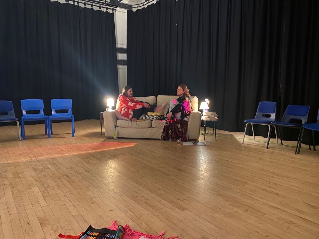 ava_benkova's tweet photo. Some shots from my directing debut! Had the chance to direct a new piece of writing titled ‘I Always Cry On My Birthday’ by the talented @inessawday with the help of @SamThomasActing 🫶🏻 Thank you to the best cast @SadieKightley https://t.co/f3T0Z7iHAh