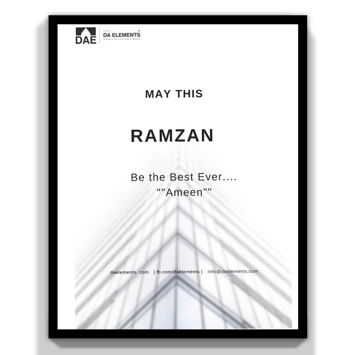 daelementspk's tweet photo. May This Ramzan Be The Best Ever... Ameen
Ramzan Mubarak
#daelements #ramzan2023 #ramzanmubarak #Ramzan #RamzanKareem https://t.co/2Z5yS1orAT