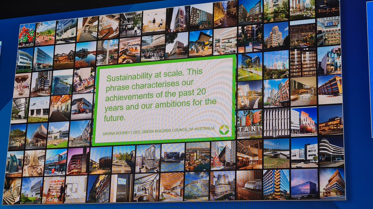 Yep, Sustainability at scale matters. Congrats @gbcaus on 20 years 👏 @rooney_davina @jochapa
  #Sustainability  #Transform2023