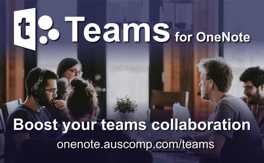 Boost your teams collaboration with Teams for OneNote.
onenote.auscomp.com,/a>
#Collaboration #CoronaVirus #COVID19 #Dashboard #DocumentManagement #IsolationLife #KB #MeetingNotes #news #Office365 #OneNote #portal #ProjectManagement #projects #Tasks #Teams #Wiki #WorkFr...