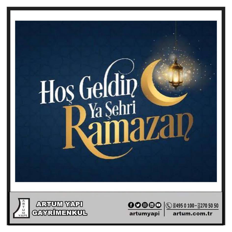 Hoşgeldin 11 ayın sultanı Ramazan. #ramazan #oruç #iftar #sahur #artum #artumyapı #emlak #emlakçı #gayrimenkul #hurriyetemlak #sahibinden #zingatcom #emlakjet #emlak #emlakçı #gayrimenkul #ofis #satılık #kiralık