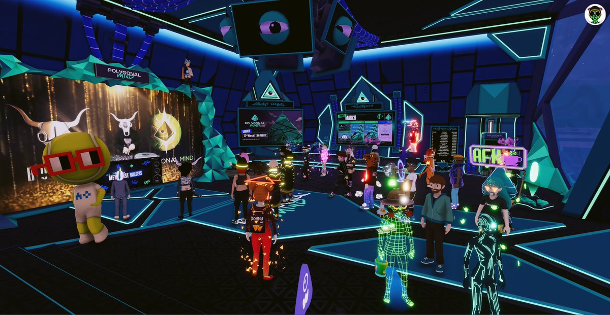 JsCoincollector's tweet photo. To celebrate the launch of @polygonalmind's new HQ which is absolutely amazing, I might add, @bufalomusic is ready to rock the place w/his signature dope music 🤠🤘🎶🎶🎶 The place is lit! 🔥🔥🔥
@futuristicwstrn @Dreamzedd @toxsam @victorkunai @decentraland #Polygonalmind #DCL https://t.co/69SPUchd6P