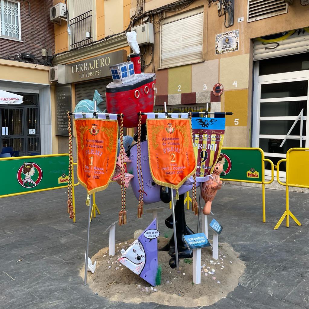 FallaTriador's tweet photo. Enguany ha segut un any de lo més reconegut per a la nostra falla:

𝗜𝗻𝗳𝗮𝗻𝘁𝗶𝗹: 2n. Premi Secció i 1r. Premi Ingeni i Gràcia Secció 22ª. I 9é. Premi “Anfós Ramón” de Lo Rat Penat

𝗚𝗿𝗮𝗻: 1r. Premi Secció i 3r. Premi Ingeni i Gràcia Secció 8ªC. I Millor Ninot Secció 8ªC. https://t.co/PVZnKuNqpR