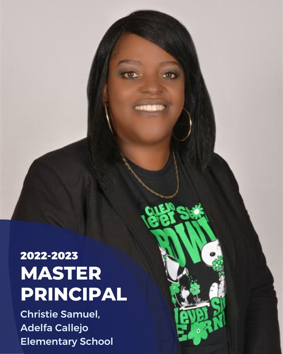 dallasschools's tweet photo. CONGRATULATIONS! 🎉
Christie Samuel from Adelfa Callejo Elementary School is a 2022-2023 Master Principal. https://t.co/iZBAIqJE6N