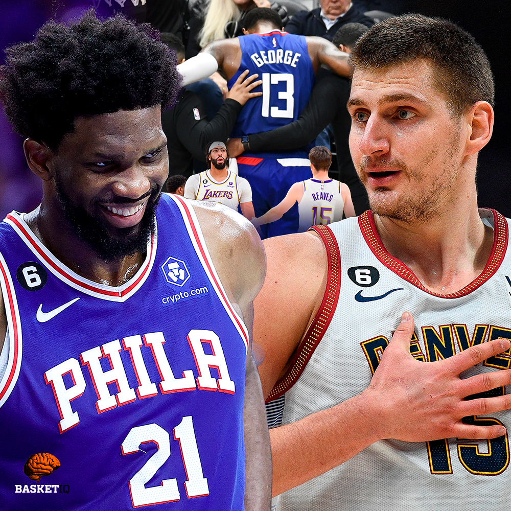 ESPNmx's tweet photo. 💥 ¿Clippers penden de un hilo con la lesión de Paul George?
😎 Embiid rebasa a Jokic en la carrera al MVP
🔥 ¡Salvaje Oeste! 9⃣ equipos pelean por 5⃣ puestos de playoffs
¡Basket IQ #ESPNPodcast! 🎙🏀
https://t.co/qJhH6dxmci
https://t.co/5LnDNPTNiy https://t.co/uRNMIJOIV1