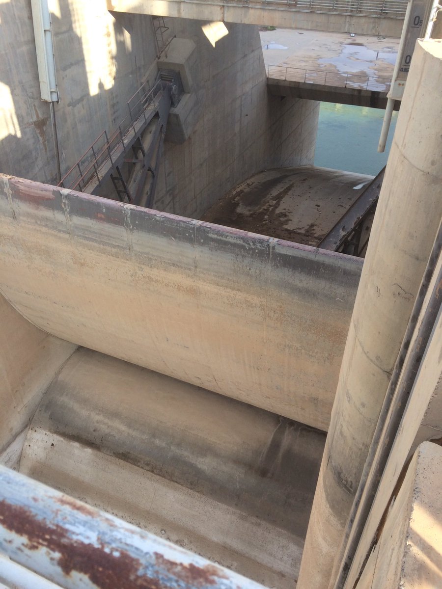 During our visit to Haditha #Dam . The 2nd international conference for water.