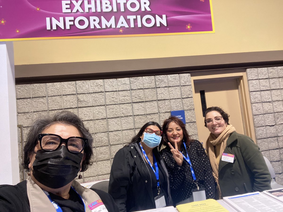 Kicking off #CABE23 w #OSDDLI team, working the information booth #OSDBiliteracy #OxnardK8