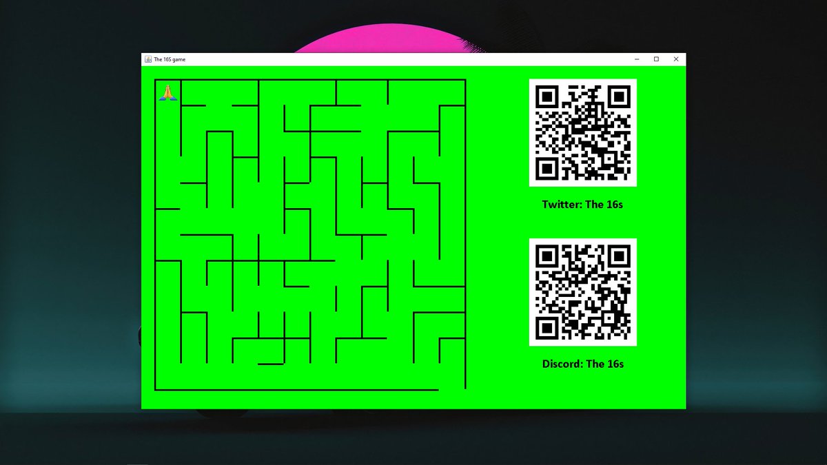 Vlad___Nft's tweet photo. 👋 Hello everyone

❣️ For the last week I've been developing a game for @the_16s project. 

👀 It's an arcade labyrinth game. Also it have QR-code with a link to @the_16s project. You can download it on my GitHub

👉 GitHub: https://t.co/SF2cXRFmDB https://t.co/Xu5iGWFUOj