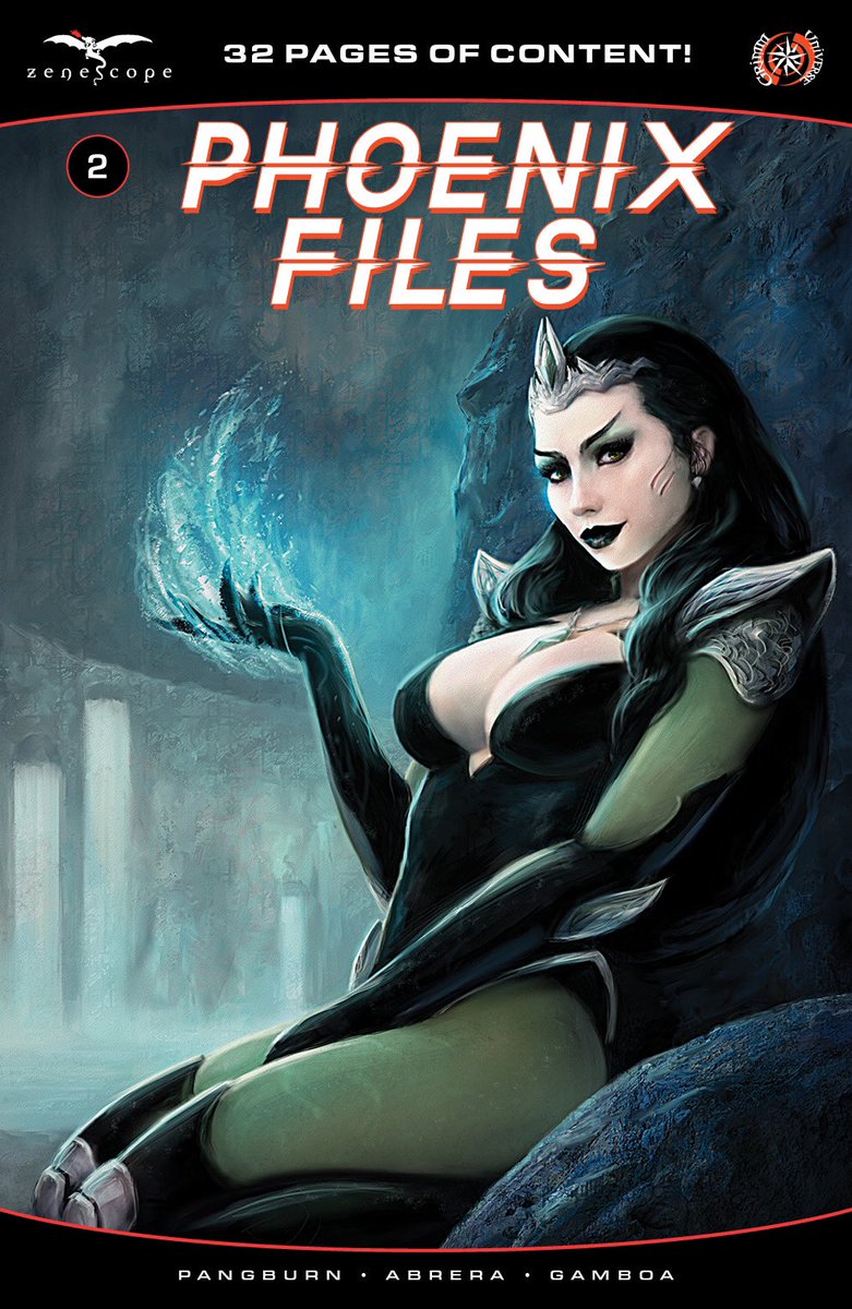 Zenescope's tweet photo. Also out today is #PhoenixFiles issue 2! Grab yours at your local comic shop or right here right now! https://t.co/uiE6L55LHd
Cover A: Drew EdwardJohnson & Grostieta
Cover B: Igor Vitorino & Ivan Nunes
Cover C: Pierluigi Abbondanza
Cover D: Anthony Spay & Sanju Nivangune https://t.co/X3dSZZvr6f