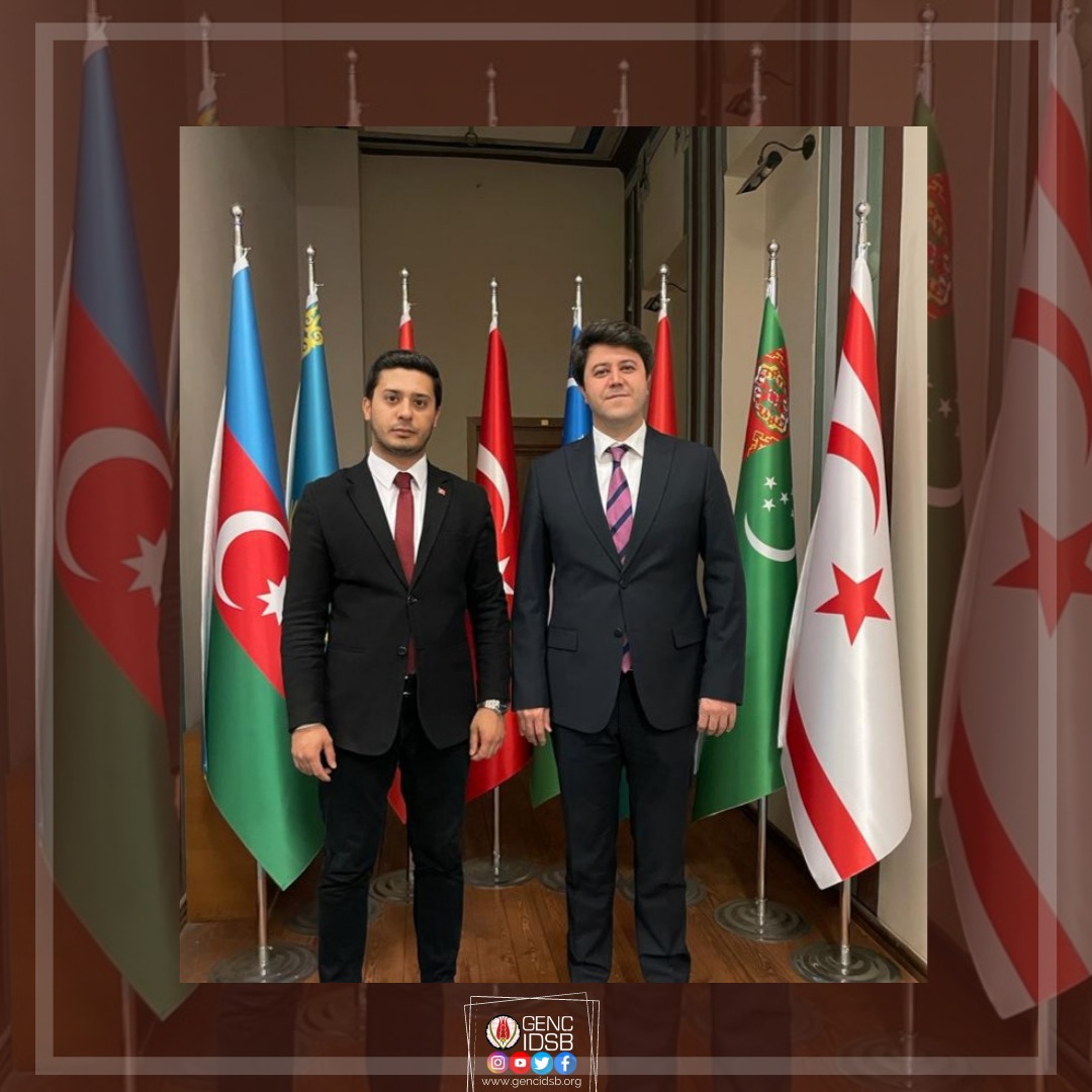 GencIDSB's tweet photo. Kurumsal İletişim Koordinatörümüz Hasan Hüseyin Enginbağ, Türk Devletleri Teşkilatı [@Turkic_States] Proje Direktörü Sayın Ali Çiviler Beyi ziyaret etti. 

Görüşmede çalışmalarımız hakkında bilgi verildi ve muhtemel işbirliklerimize dair istişare yapıldı. https://t.co/YKl3rLs2Er