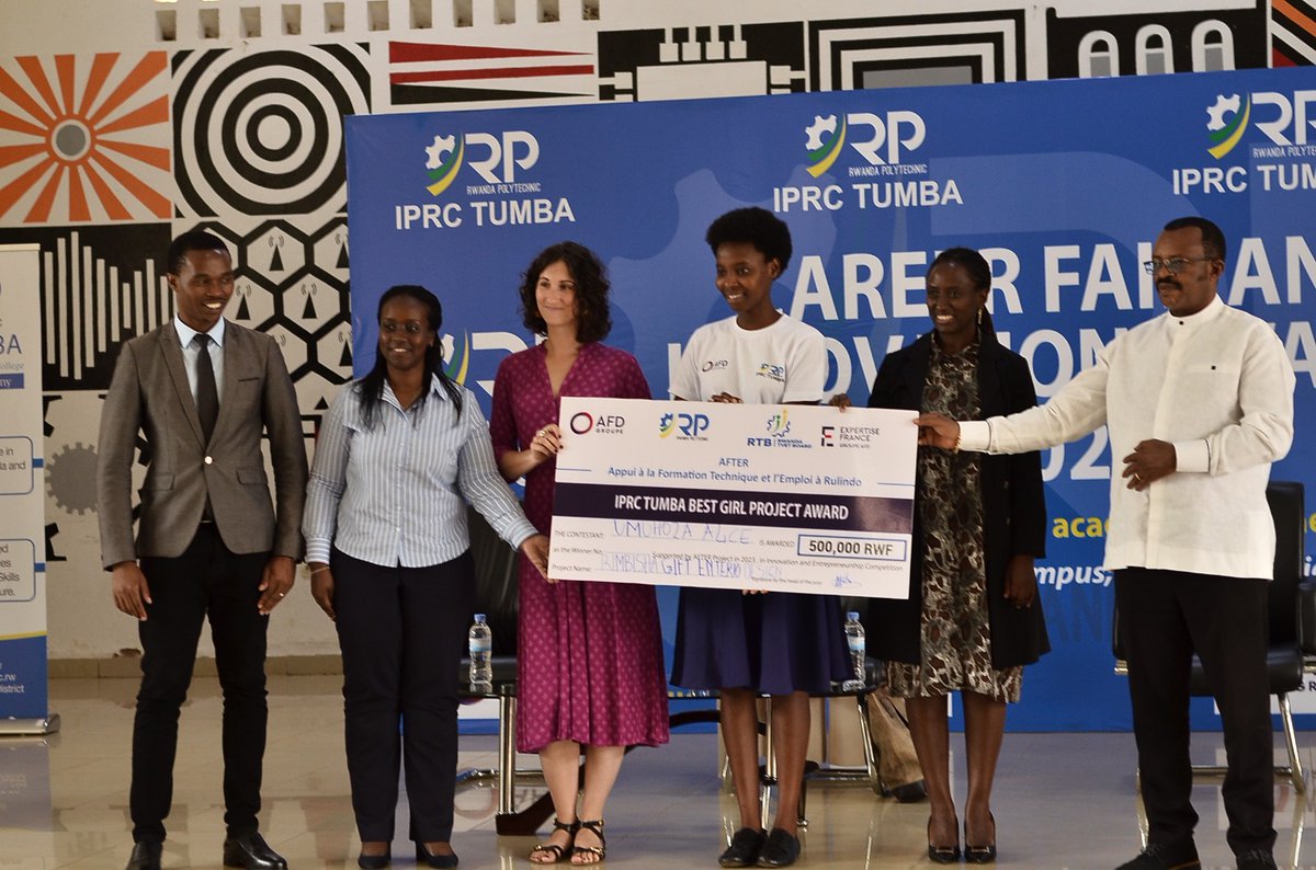 Tumba_College's tweet photo. Today March 22, 2023, IPRC Tumba conducted "Career fair Day &amp; innovation awards". This is an event that helps students rethink, revise and pursue their informed career plans, choices &amp; decisions through their exposure to a broad range of areas of interests. https://t.co/KwO7zdKnkW