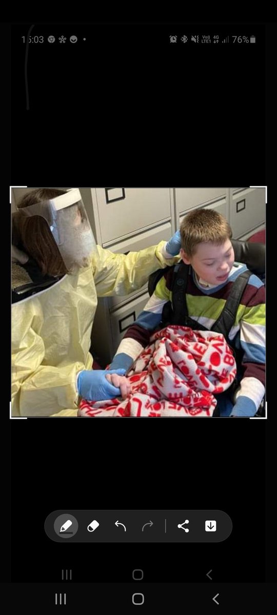 <a href="/CovidJusticeUK/">Covid-19 Bereaved Families for Justice UK</a> My son was trapped at his residential for over a year. He would normally come home at weekends and holidays. We didn't see him at all for 8 months and when we did it was like this. He passed last year - we missed out on  so so much 💔