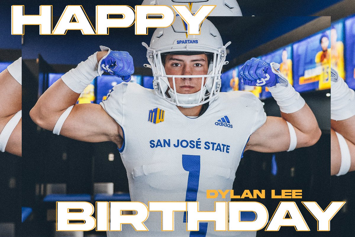 SanJoseStateFB's tweet photo. Happy Birthday to incoming Freshman linebacker, Dylan Lee 🎉🎉

#AllSpartans https://t.co/5IZ6ryrCVG