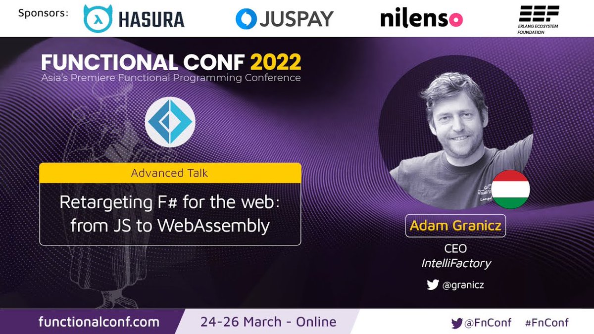 fsharponline's tweet image. F# for the web: from JS to WebAssembly
Adam Granicz walks through WebSharper, an immensely productive tool to develop microservices, SPAs, and full-stack client-server apps, and Bolero, a set of F# abstractions for Blazor.
@WebSharper @fsbolero #fsharp

bit.ly/3lXr4nc