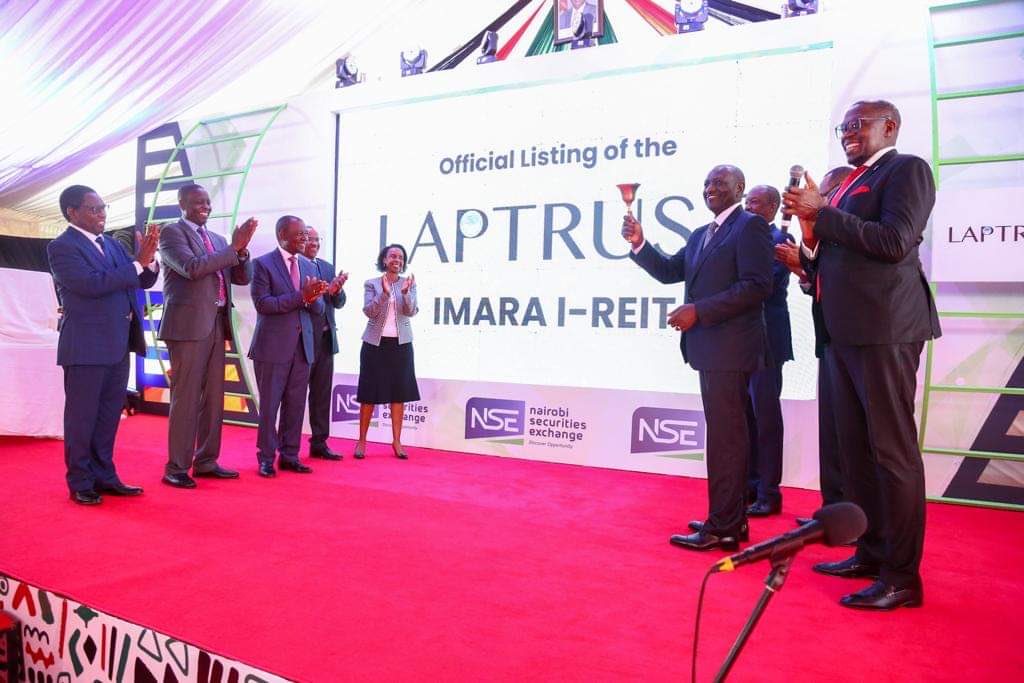 g_odundo's tweet photo. REITs are increasingly becoming the most innovative way of property https://t.co/BJzzFU07Om we launched the Laptrust Imara I-REIT whose listing was officiated by H.E the President of the Republic of Kenya. We are very grateful to His Excellency for gracing this occasion. https://t.co/P2mR2zC0IQ