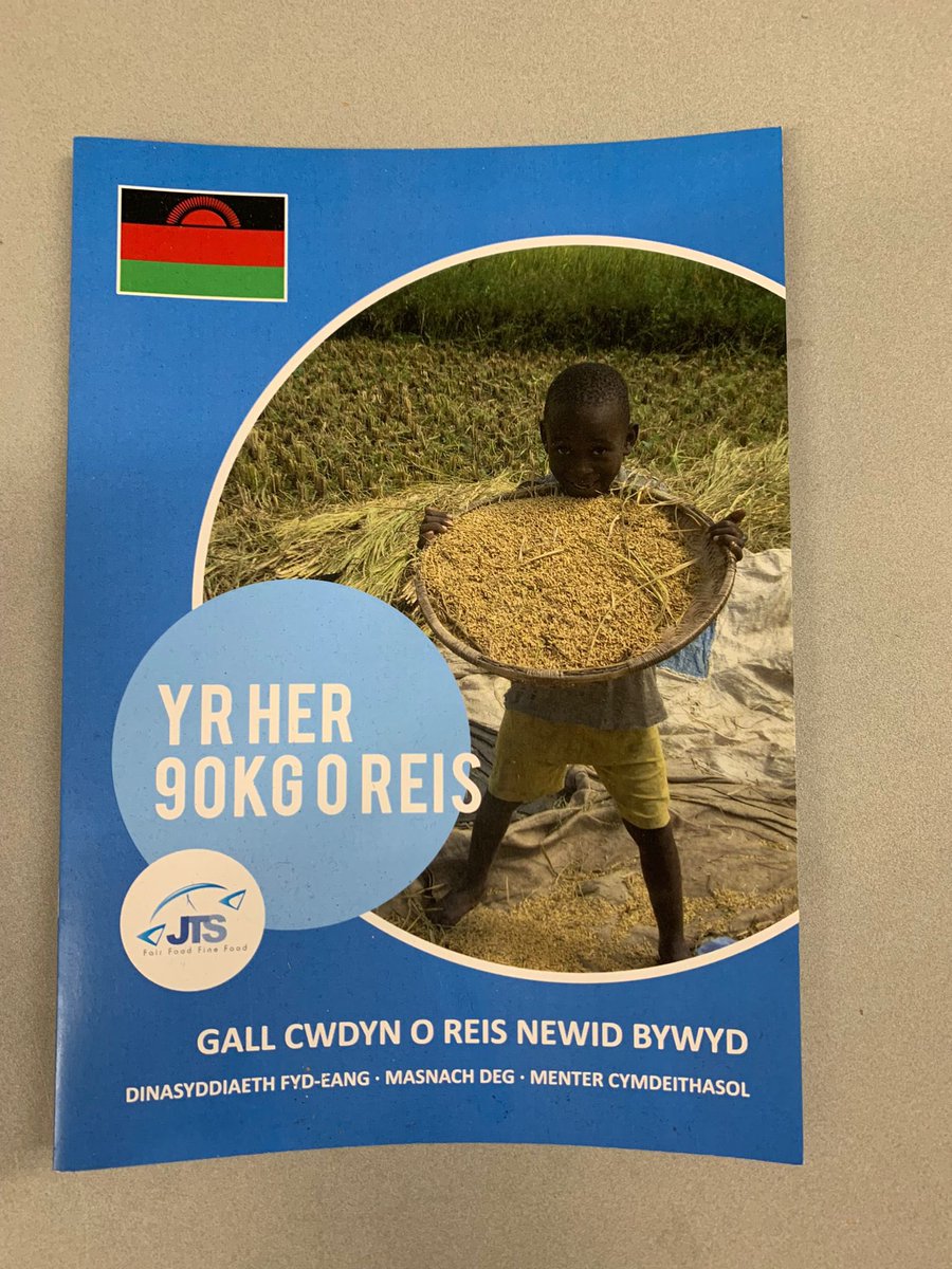 Calling #FairTrade Groups in Wales! The #90KGRiceChallenge is a great way to support the growers of our Fair Trade Kilombero Rice in Malawi. We have a large supply of Challenge booklets in Welsh which we would like to be in circulation in Wales to spread the word info@jts.co.uk